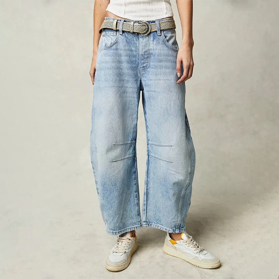 Gretia - Wide Comfortable Jeans