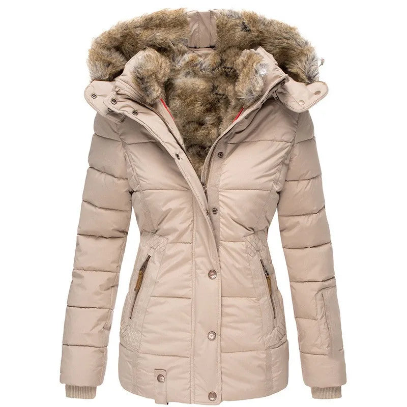 Brianna | Warm winter coat with fur lining